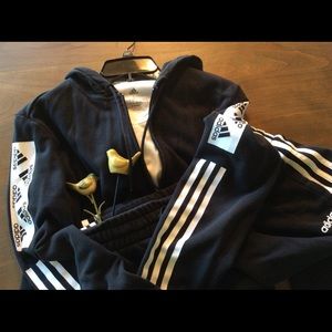 Adidas Women’s Black 3S Sz L W Block FZ HD FK 3226